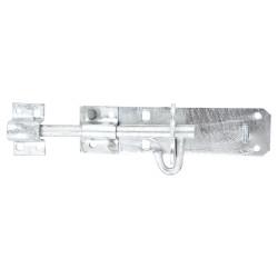 Brenton Pattern Gate Padlock Bolt - 170mm Length - Galvanised Steel