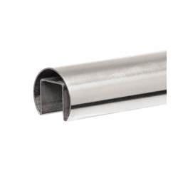 Barrier Sabco Handrail with Gasket to suit 17.5mm Glass - Satin Stainless Steel