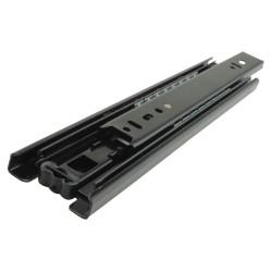 Klug 45.5mm Ball Bearing Drawer Runner - Full Extension - 250mm Length - 45kg - Black