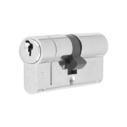 Eurospec 1 Star 6 Pin 70mm Euro Double Cylinder - 35 + 35mm - Polished Chrome - Keyed to Differ