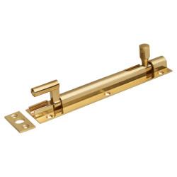 Altro Polished Brass Necked Barrel Bolt - 150 x 32mm