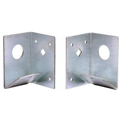 TIMCO Fence Panel Arris Rail Support Bracket - 90 x 60mm - Galvanised