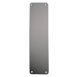 Touchpoint Aluminium Plain Finger Plate - 475 x 75 x 1.5mm - Satin