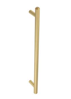 Burlington by Frelan Satin Brass 20mm T-Bar Door Pull Handle - Bolt Fix - 425mm c/c - Belgrave Range