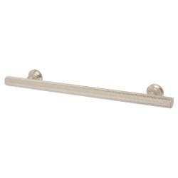 Altro York 12mm Knurled T-Bar Cabinet Pull Handle - 160mm Centres - Satin Nickel
