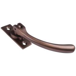 Hampstead Bulb End Locking Espagnolette Casement Window Handle - Right Hand - Soft Antique Bronze