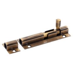 Altro Antique Brass Straight Barrel Bolt - 75 x 25mm