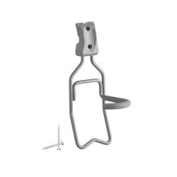 elfa Garage Storage Top Track System - Vertical Bike Hook for Storage Track - Grey