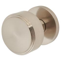 Jedo by Frelan Satin Nickel Step Mortice Door Knob - 60mm Rose Diameter