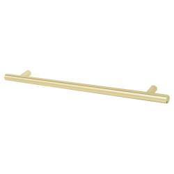Altro 12mm T-Bar Cabinet Pull Handle - 224mm Centres - Satin Brass