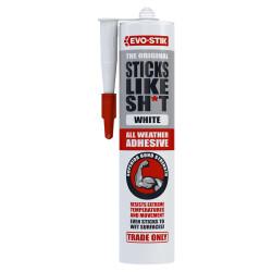 Evo-Stik Sticks Like Sh*t Grab Adhesive - Solvent Free - 290ml - White