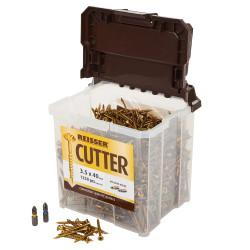 Reisser Cutter Pozi Countersunk Wood Screws Tub - 3.5 x 40mm - Yellow Zinc - Pack of 1250