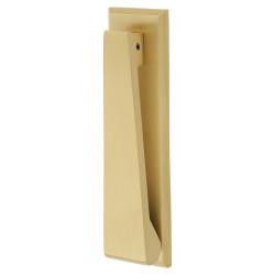 Heritage Brass by M Marcus Slim Door Knocker - Satin Brass - 165 x 40mm