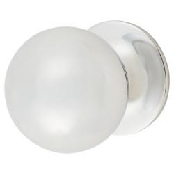 Heritage Brass by M Marcus Ball Cabinet Knob - 38mm Diameter - Polished Chrome