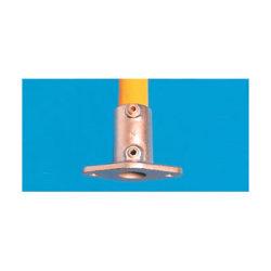 Railing Base Flange - Key Clamp System - Galvanised