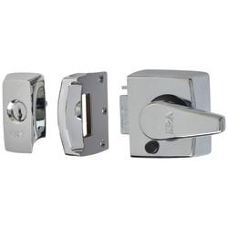 ERA BS8621:2007 Keyless Egress Nightlatch - 40mm Backset - Polished Chrome Case/Cylinder