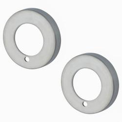 Jigtech Privacy Cover Rose - 52mm Diameter - Satin Chrome