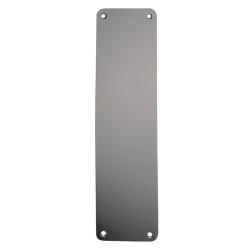Touchpoint Aluminium Plain Finger Plate - 300 x 75 x 3mm - Satin