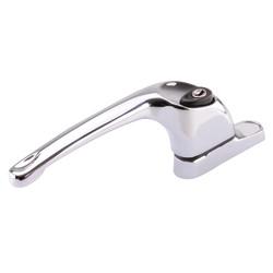 ERA uPVC/Timber Maxim Espagnolette Locking Multipoint Window Handle - Left Hand - Bright Chrome