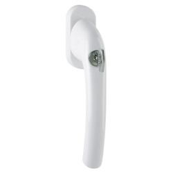 Hoppe TBT1 uPVC/Timber Tilt Before Turn Locking Multipoint Window Handle - Dual - White