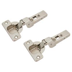 Blum Clip Top Profile Thick Door Cabinet Hinge - 95° - Sprung - Half Overlay - Zinc Plated - Pair