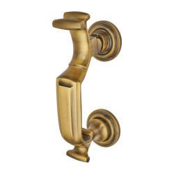 Heritage Brass by M Marcus Doctor Door Knocker - Antique Brass - 192 x 43mm