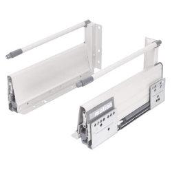 Klug Innobox Soft Close Drawer Pack - Includes 1 x Pair of Rods - (H) 164mm x (D) 450mm - White