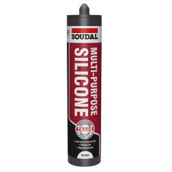Soudal Multi-Purpose Silicone - 270ml - Black