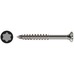 SPAX T-Star Plus Facade Small Head Torx Countersunk Wood Screws - 4.0 x 45mm - Pack of 100