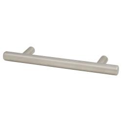 Altro 12mm T-Bar Cabinet Pull Handle - 96mm Centres - Satin Stainless Steel