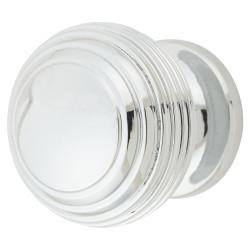 From The Anvil Beehive Round Cabinet Knob - 30mm Diameter - Polished Chrome