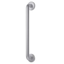 Altro Satin Aluminium 19mm D-Bar Door Pull Handle on Rose - Screw Fix - 300mm Centres