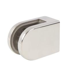 Bohle D Shaped Balustrade Clamp - 63 x 45mm - 316 Grade Polished Stainless Steel - Pack of 4