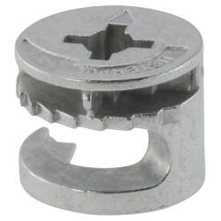 Rimless Cam Connector - 15mm Min Panel Thickness - Zinc Plated - Pack of 50