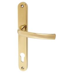 Arrone AR7550 uPVC Multipoint Door Handle - 92mm c/c - 44mm door - Polished Brass