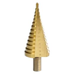 TIMCO HSS Step Drill - TiN - 4-20mm Drill Diameter