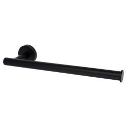 Altro Essential Round Towel Rail - 279 x 80 x 50mm - Matt Black