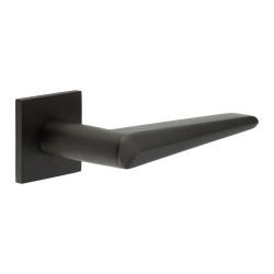 CRES by Frelan Dark Bronze Unsprung Fire Rated Door Handles on Square Rose - CR-107 Range