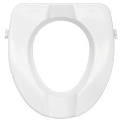 Croydex Carragh Standard Close Raised Toilet Seat - White