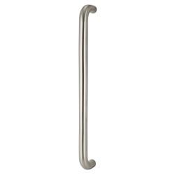 Hampstead 316 Satin Stainless Steel 32mm D-Bar Door Pull Handle - Bolt Fix - 650mm Centres