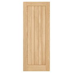 LPD Belize 5 Panel Pre-Finished Solid Internal Door - 1981 x 762 x 35mm - Oak
