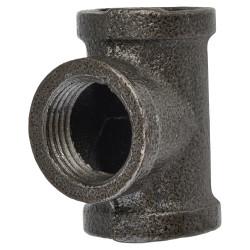 Altro 1/2" Pipe Shelving Iron Pipe Tee Connector - Grey
