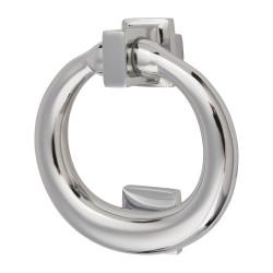 Altro Ring Door Knocker - Polished Chrome - Square - 115 x 100mm