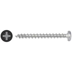 SPAX Pozi Pan Head Wood Screws - 4.0 x 40mm - WIROX Zinc Plated - Pack of 500