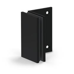 Bohle Bilbao Glass Clamp - Wall Mount - 8-12mm Glass - Matt Black