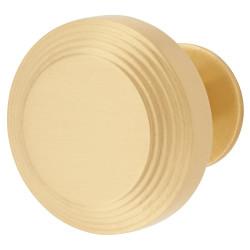 Heritage Brass by M Marcus Ridge Round Cabinet Knob - 32mm Diameter - Satin Brass