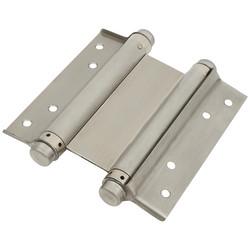 Double Action Self Closing Spring Hinge - 153mm Length - Satin Stainless Steel - Pair
