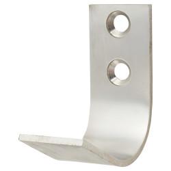 Altro Flat Single Coat Hook - 40 x 20 x 35mm - Polished Stainless Steel
