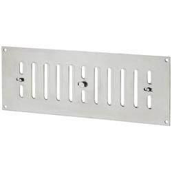 Altro Hit & Miss Vent - 242 x 89mm - Satin Chrome