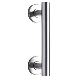 Metlex Callisto 35mm Stainless Steel Grab Rail - 300mm Length - Brushed Stainless Steel